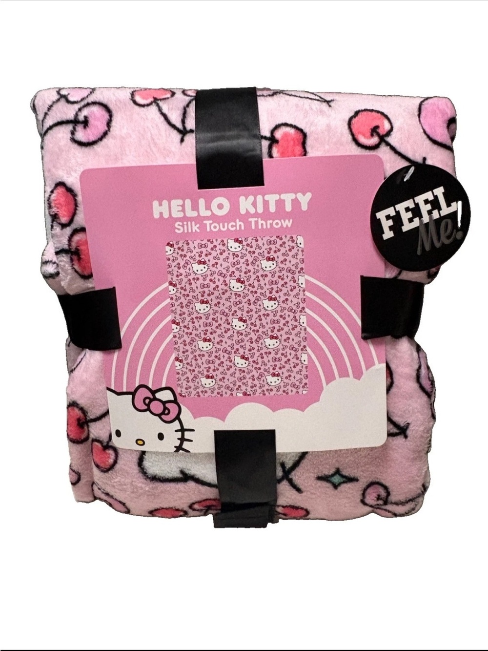 Hello Kitty 50x60in Silk Touch Pink Throw Blanket